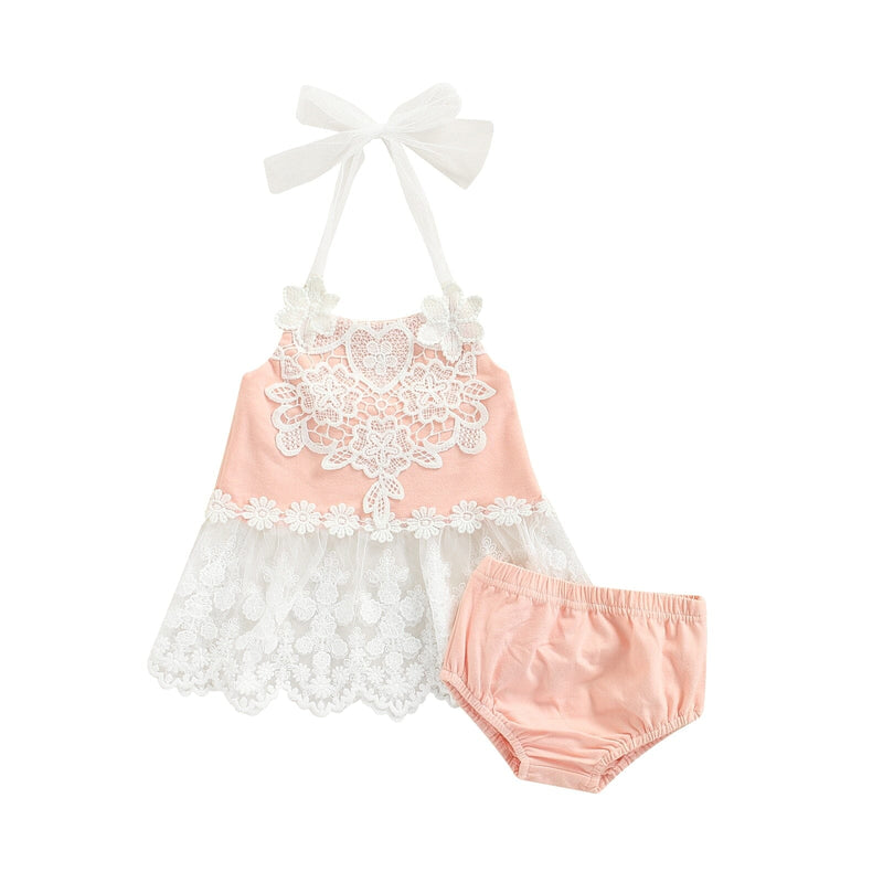 Conjunto Infantil Feminino Renda