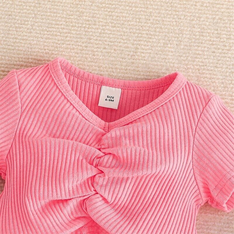 Conjunto Infantil Feminino Rosa Letras e Tule