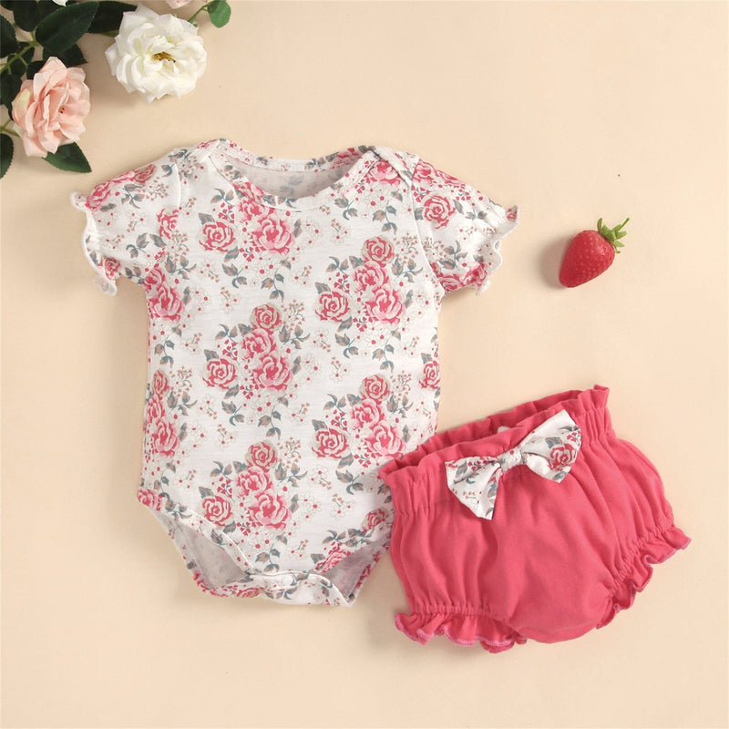 Conjunto Infantil Feminino Rosas