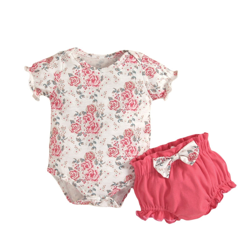 Conjunto Infantil Feminino Rosas