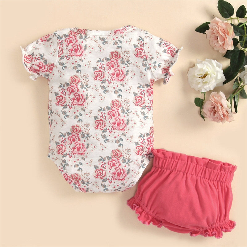 Conjunto Infantil Feminino Rosas