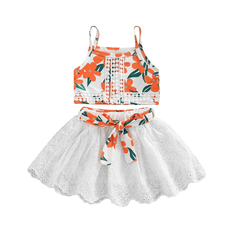 Conjunto Infantil Feminino Saia Lese