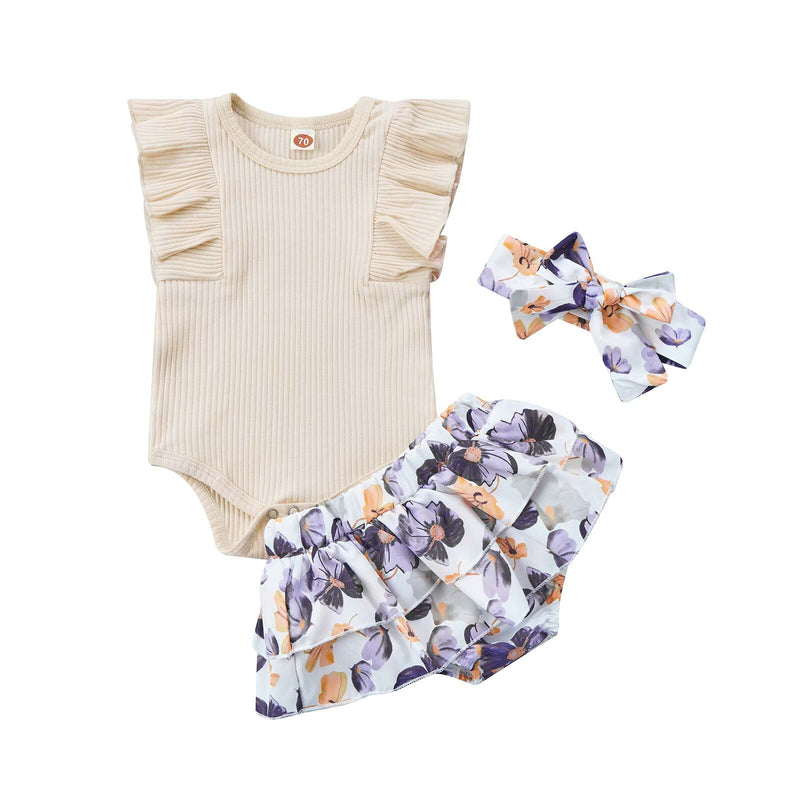 Conjunto Infantil Feminino Sainha Florida + Faixa