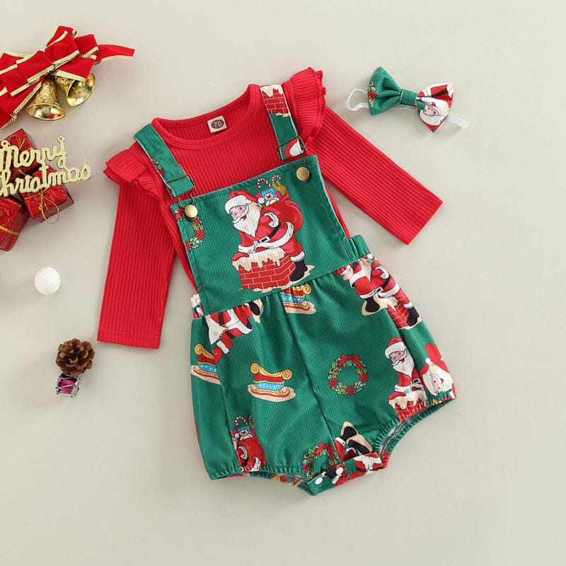 Conjunto Infantil Feminino Tempo de Natal