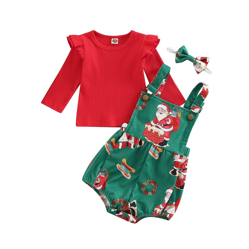 Conjunto Infantil Feminino Tempo de Natal