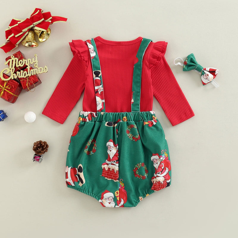 Conjunto Infantil Feminino Tempo de Natal