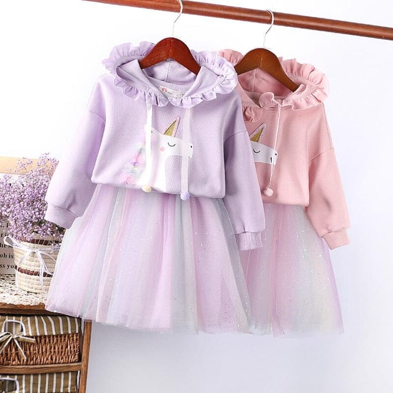 Conjunto Infantil Feminino Unicórnio