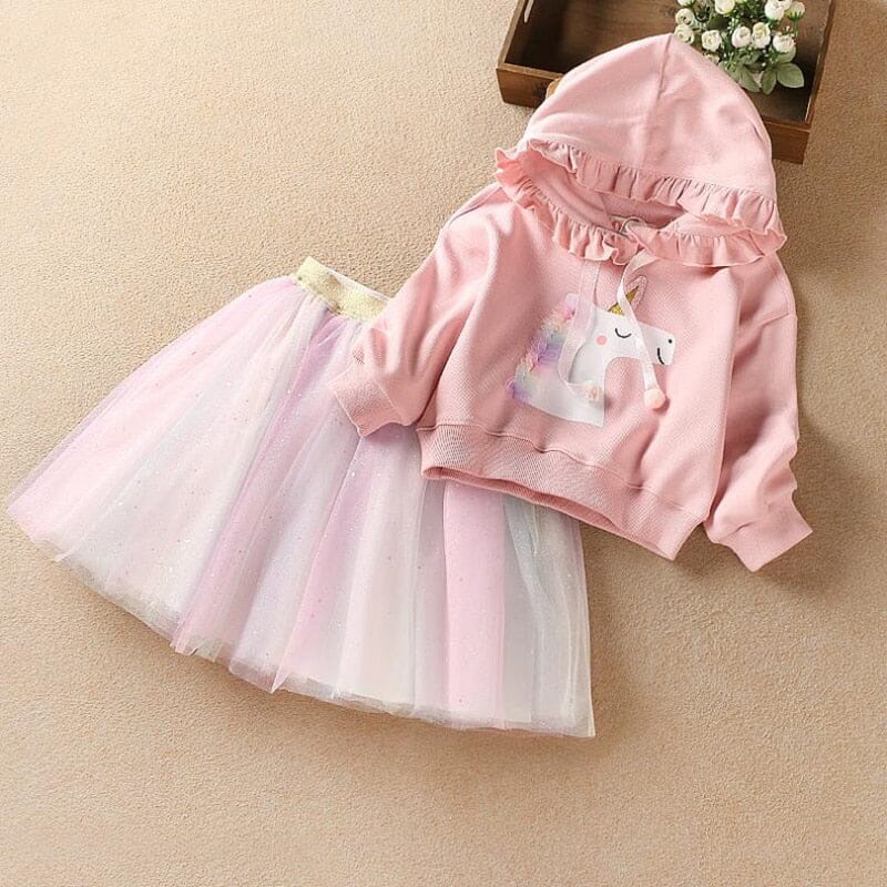 Conjunto Infantil Feminino Unicórnio