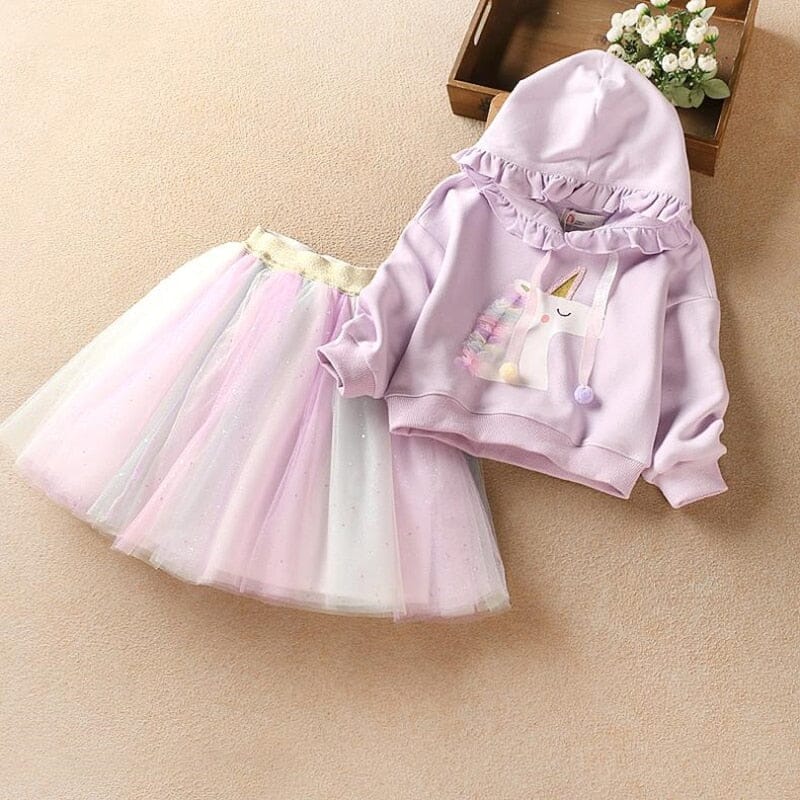 Conjunto Infantil Feminino Unicórnio