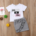 Conjunto Infantil Feminino "Vai Garota"