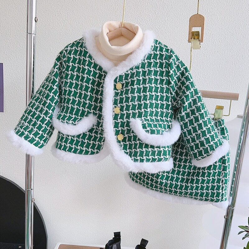 Conjunto Infantil Feminino Verde