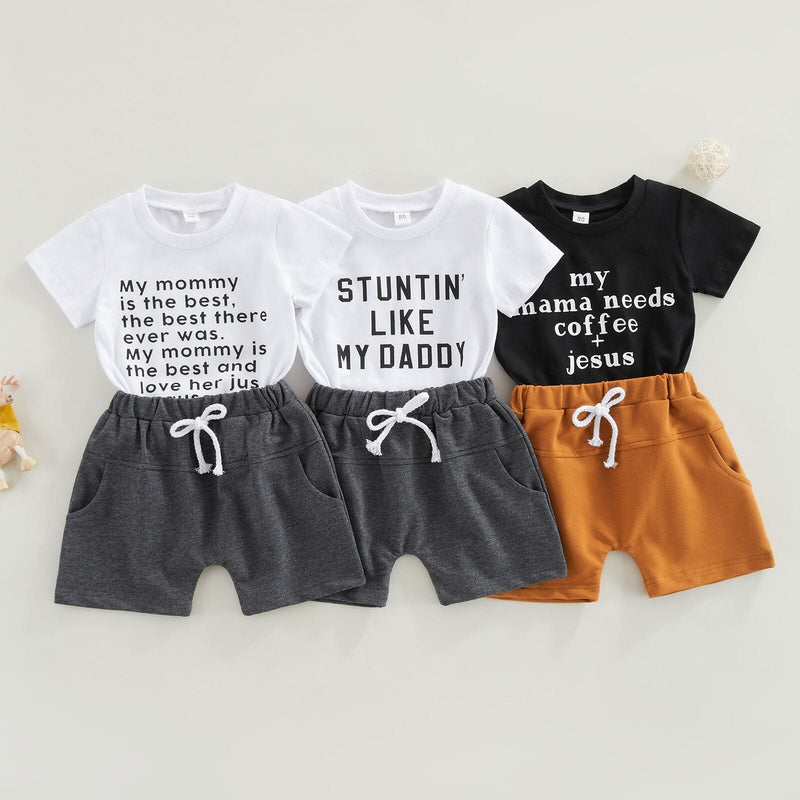 Conjunto Infantil Masculino Frases