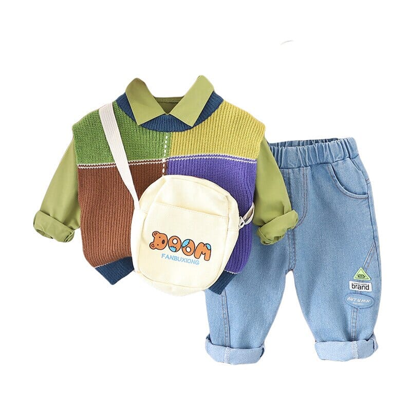 Conjunto Infantil Masculino Inverno 4 Peças