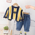 Conjunto Infantil Masculino Listrada e Jeans