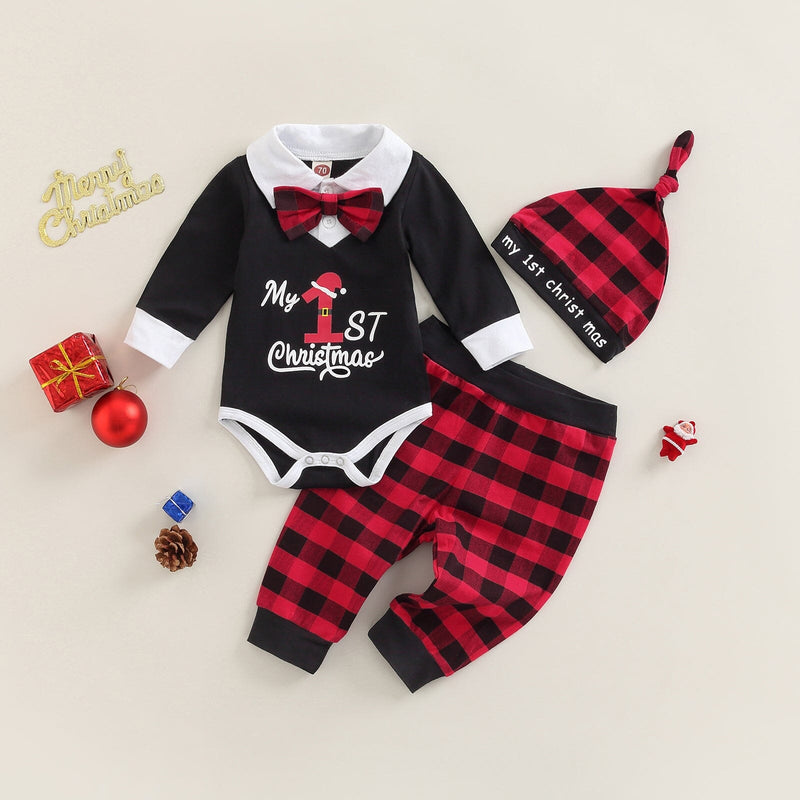 Conjunto Infantil Masculino Meu 1º Natal