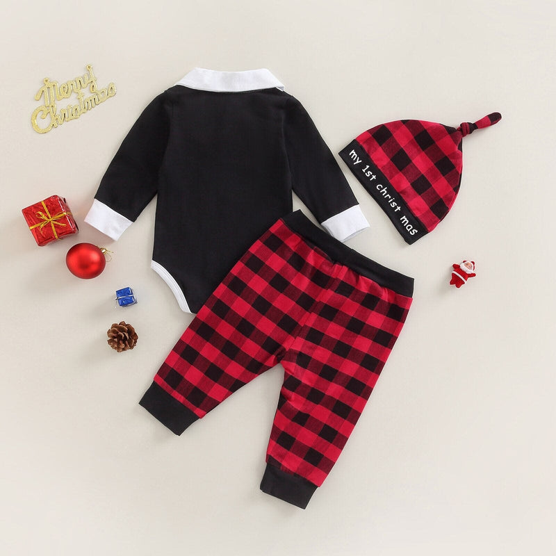 Conjunto Infantil Masculino Meu 1º Natal