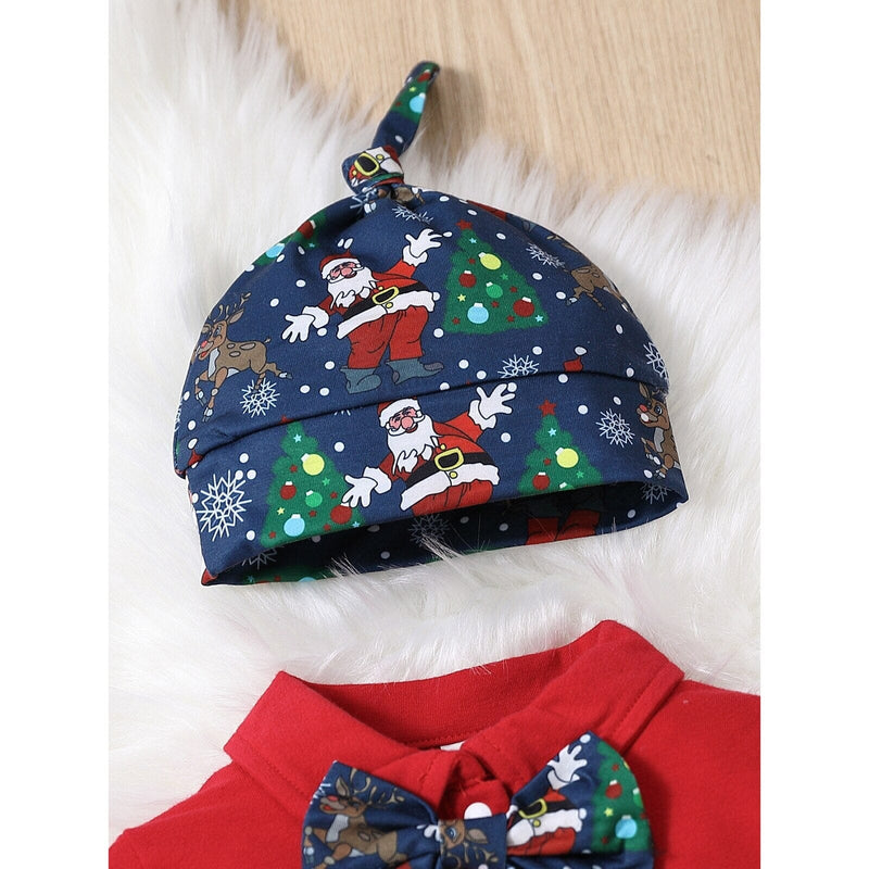 Conjunto Infantil Masculino "Meu Primeiro Natal"