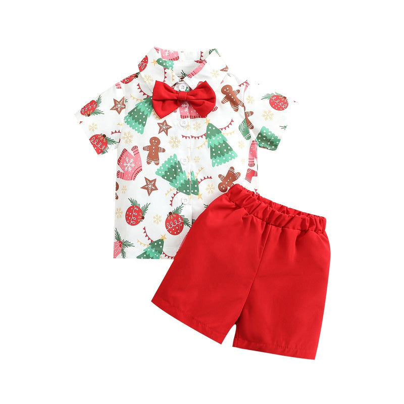 Conjunto Infantil Masculino Natalino Gravatinha