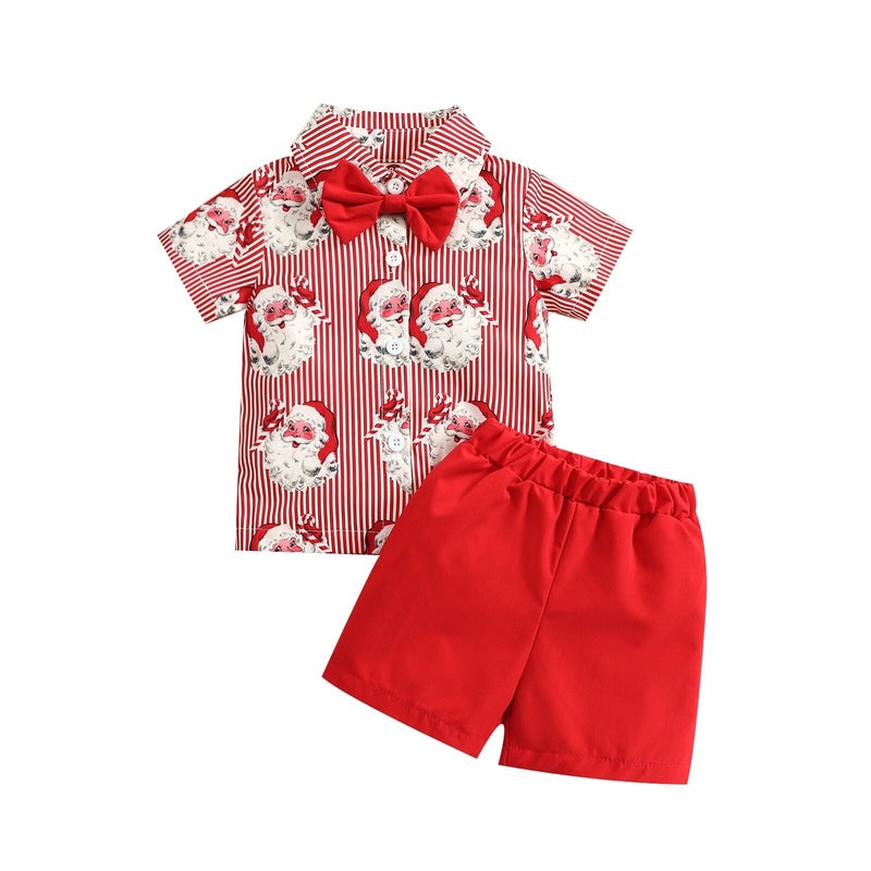 Conjunto Infantil Masculino Natalino Gravatinha