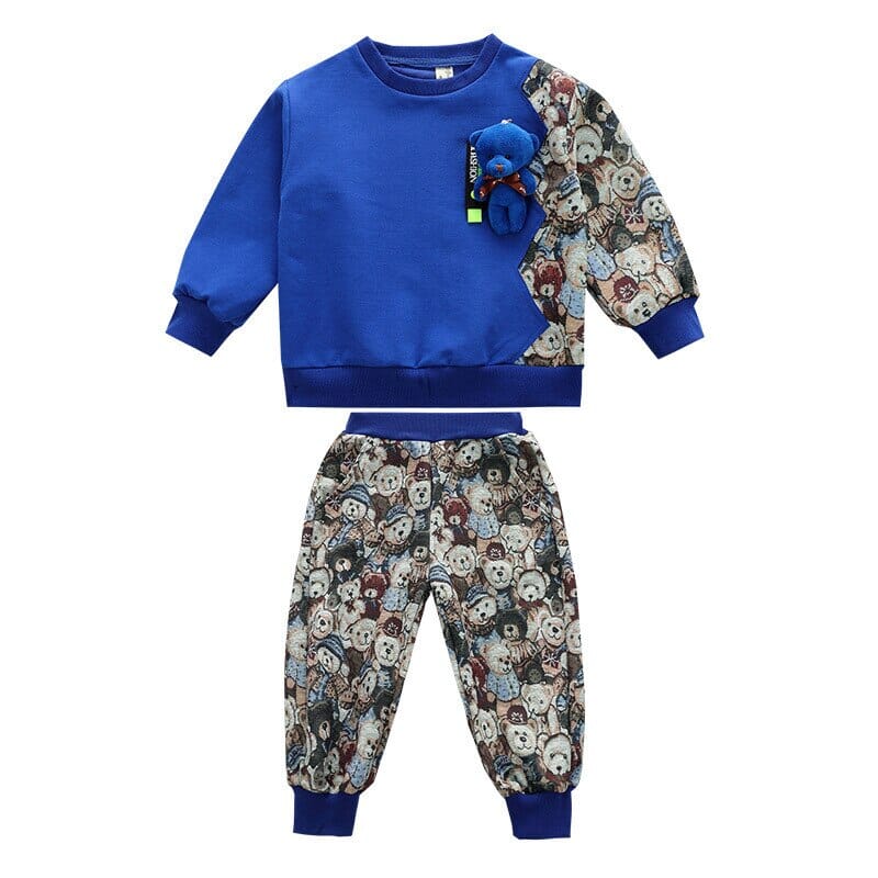 Conjunto Infantil Masculino Pingente Ursinho