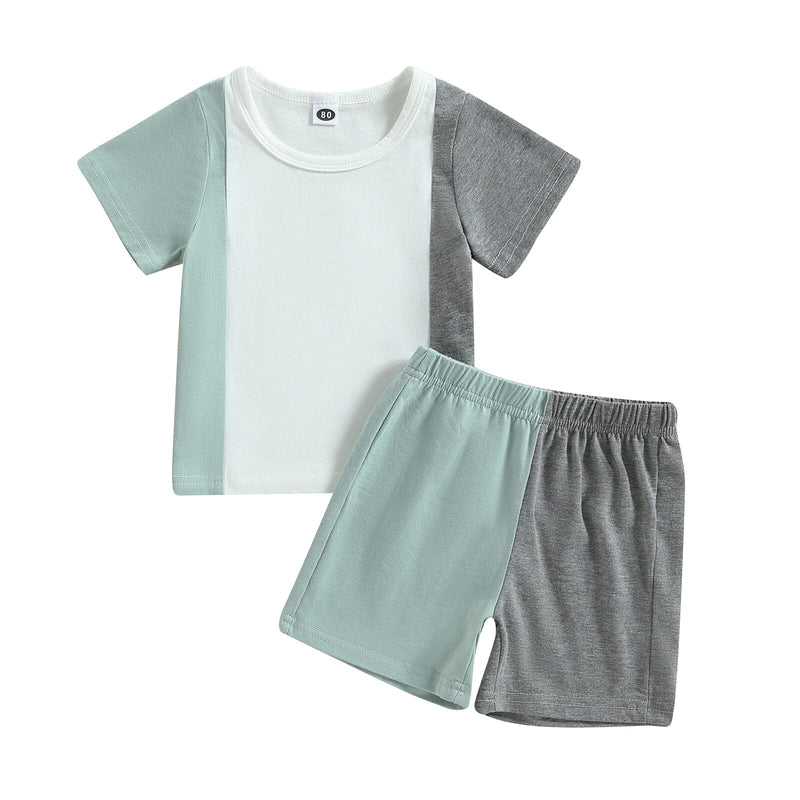 Conjunto Infantil Masculino Verde e Cinza