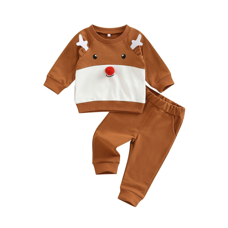 Conjunto Infantil Rena de Natal