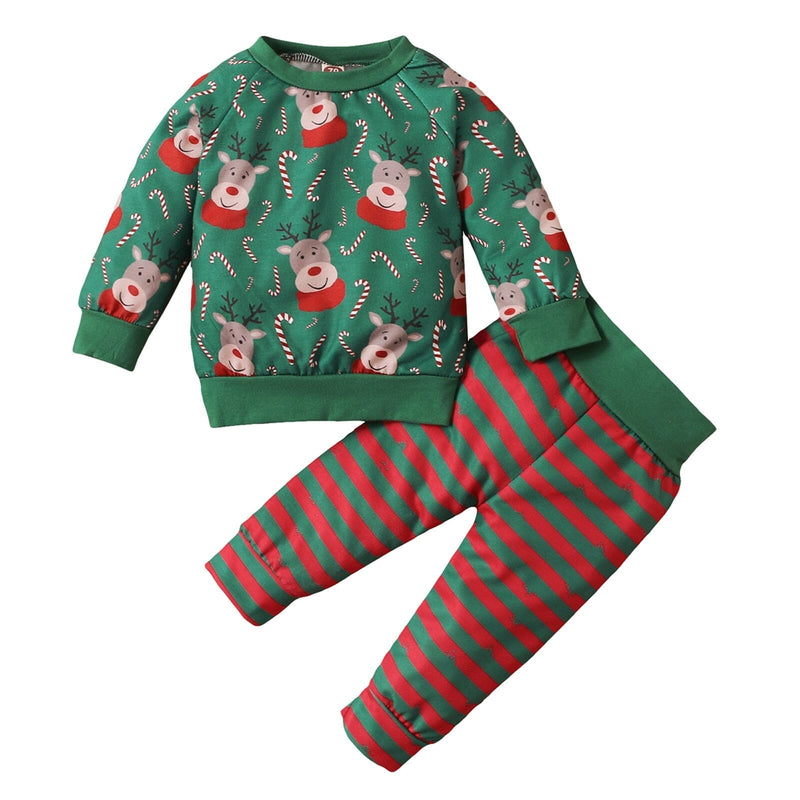 Conjunto Infantil Rena de Natal