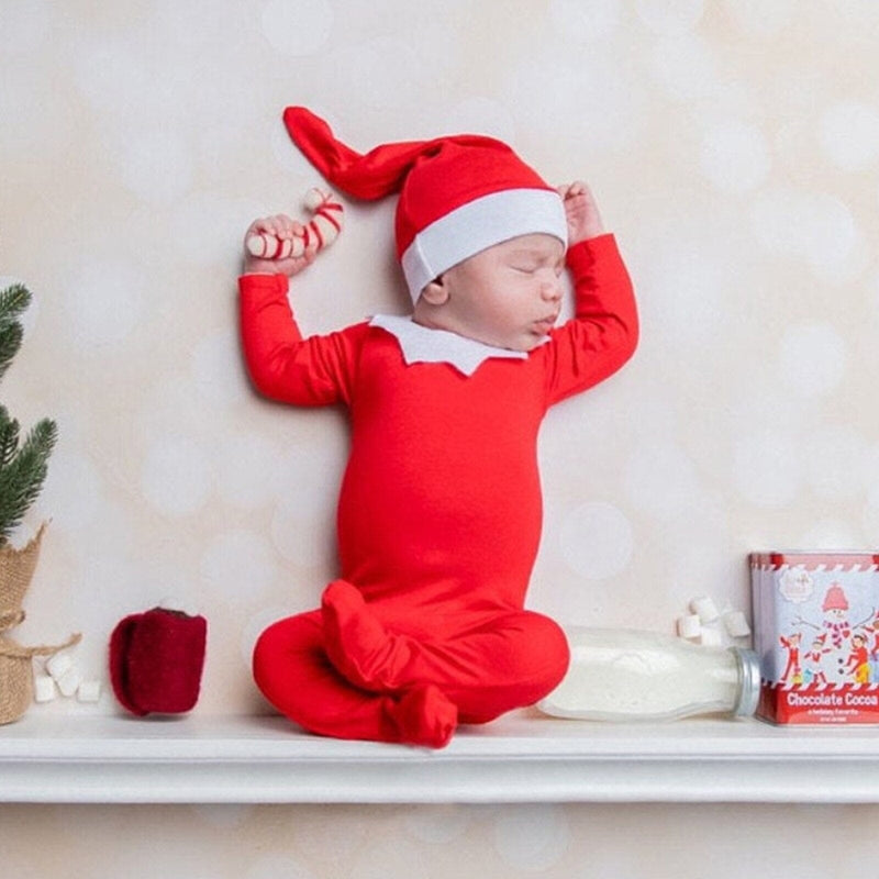 Macacão Infantil Natal Vermelho