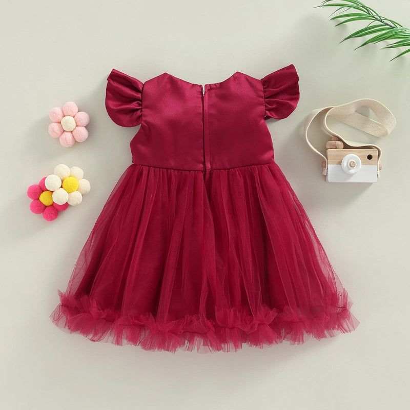 Vestido de Festa Infantil Cores Tule