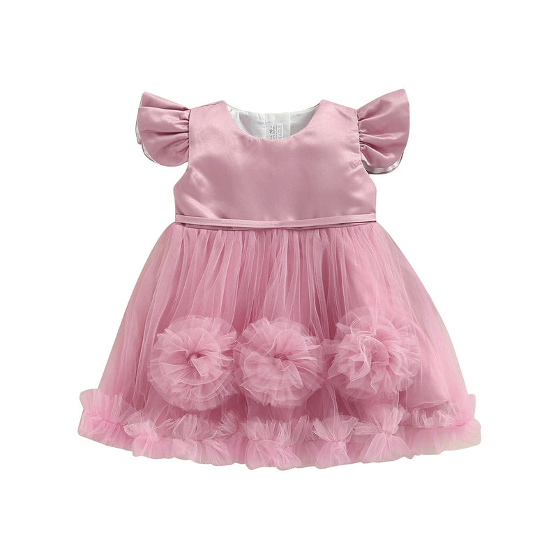 Vestido de Festa Infantil Cores Tule