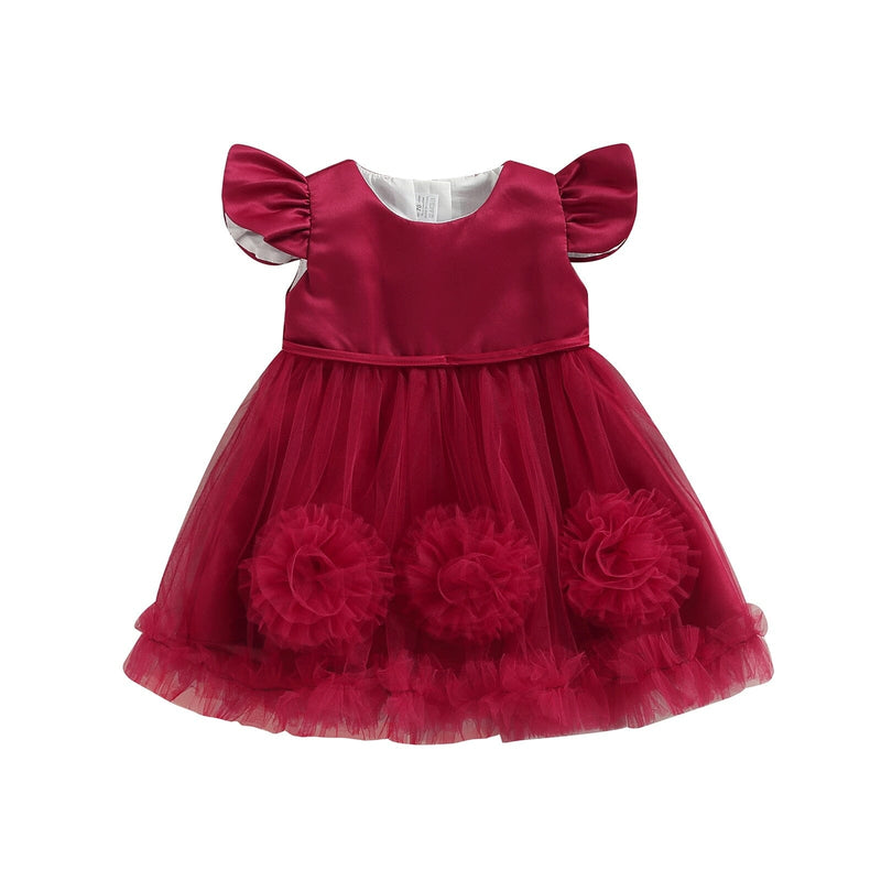 Vestido de Festa Infantil Cores Tule