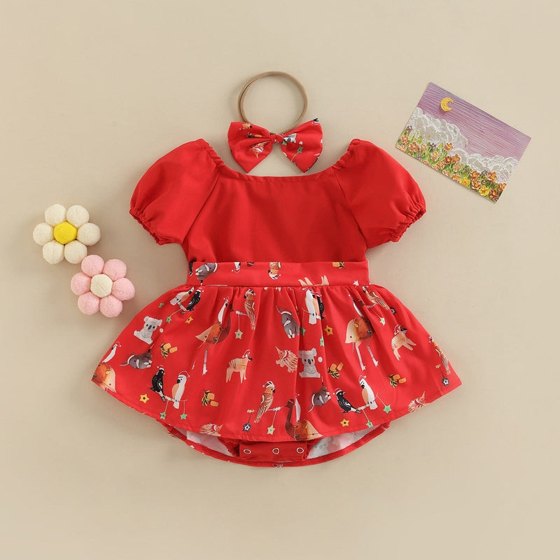 Vestido Infantil Animais