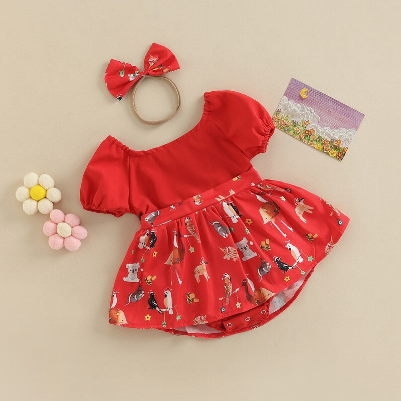 Vestido Infantil Animais