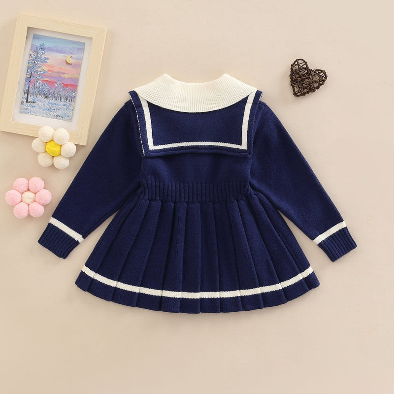 Vestido Infantil Azul Golinha