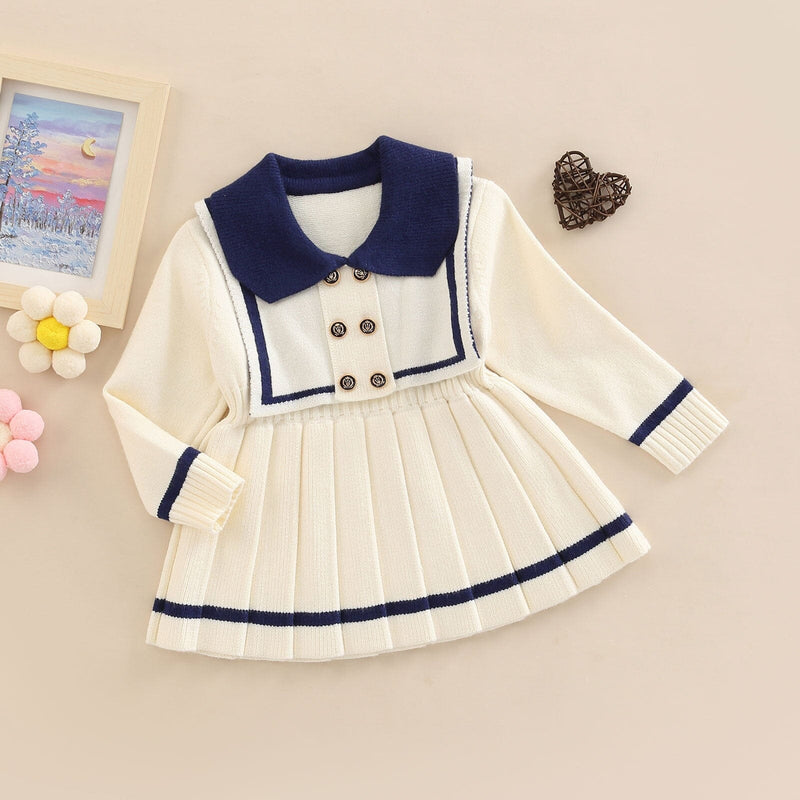 Vestido Infantil Azul Golinha