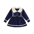 Vestido Infantil Azul Golinha