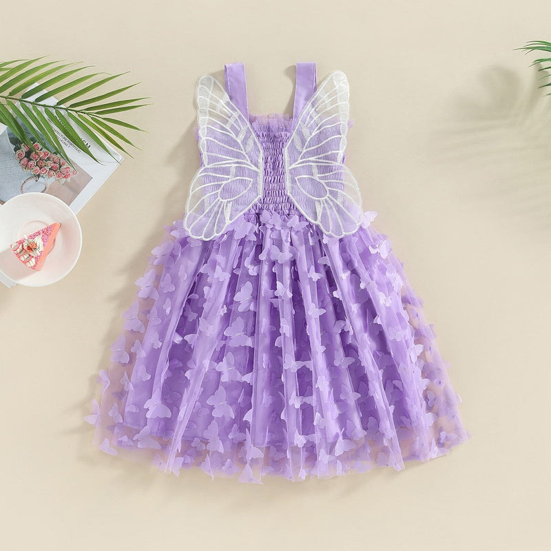 Vestido Infantil Borboletas