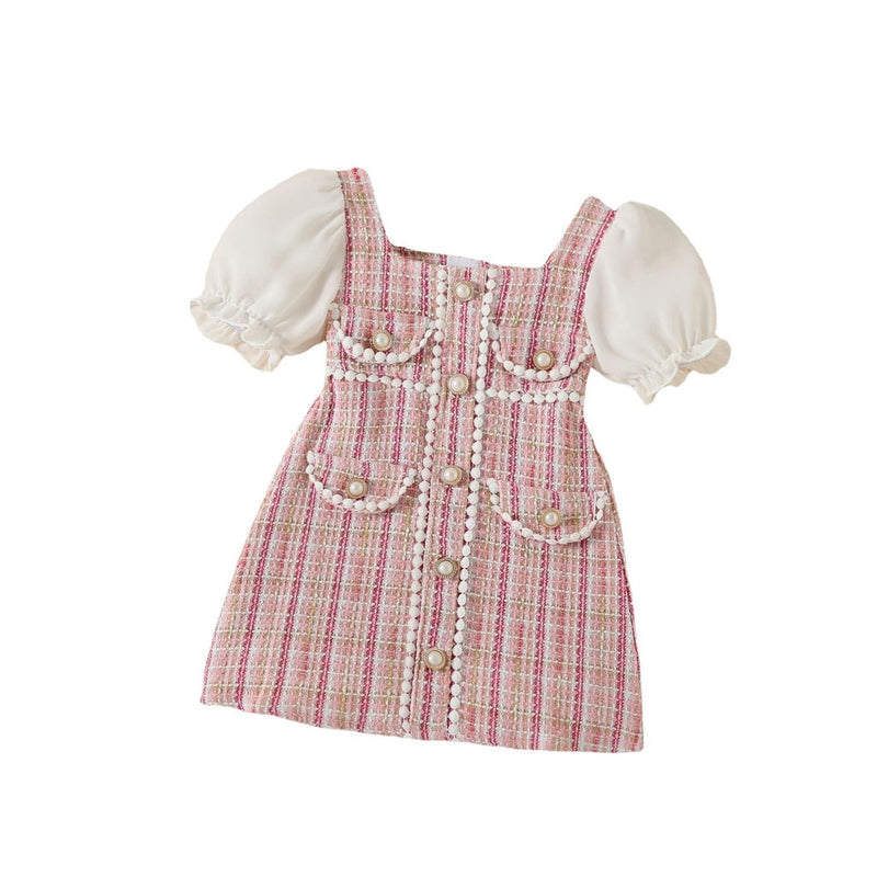 Vestido Infantil Boutique Pérolas