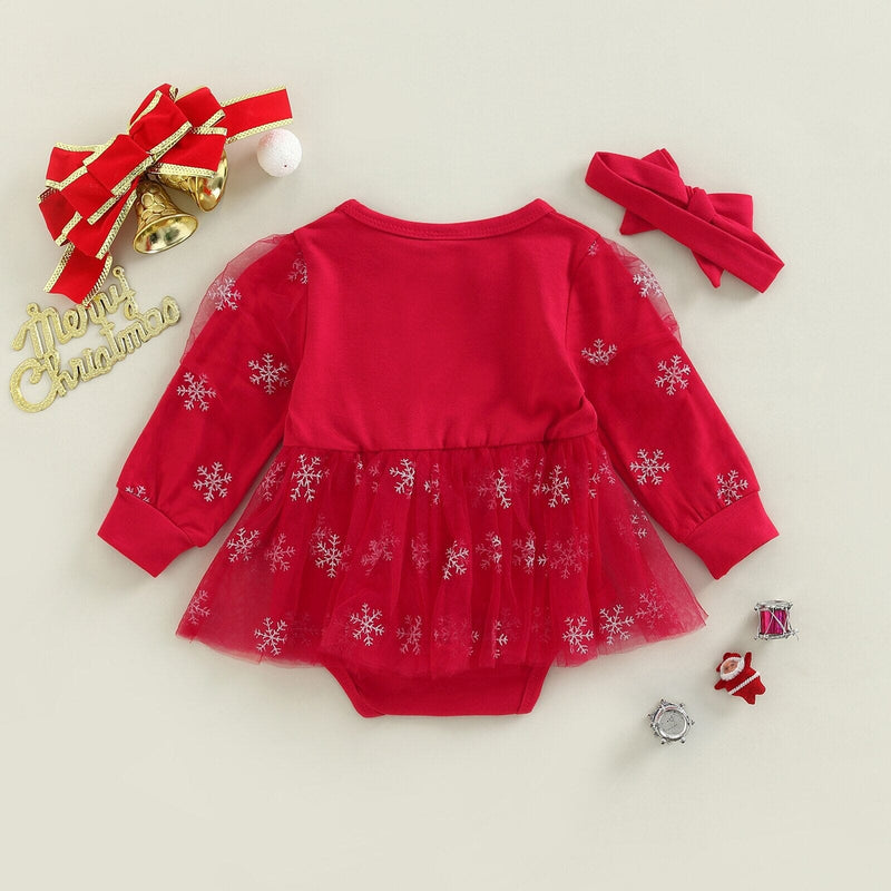 Vestido Infantil "Feliz Natal"