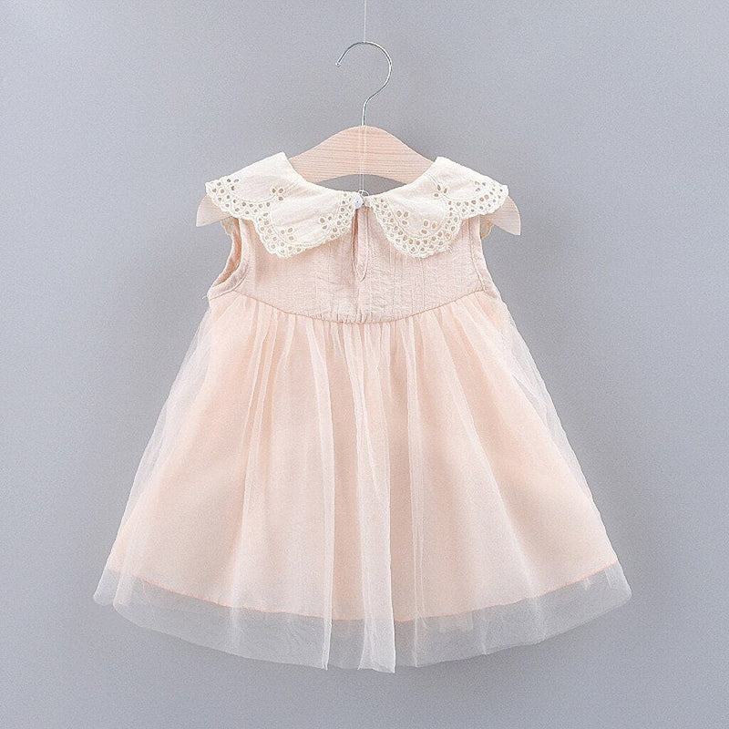 Vestido Infantil Gola Lese