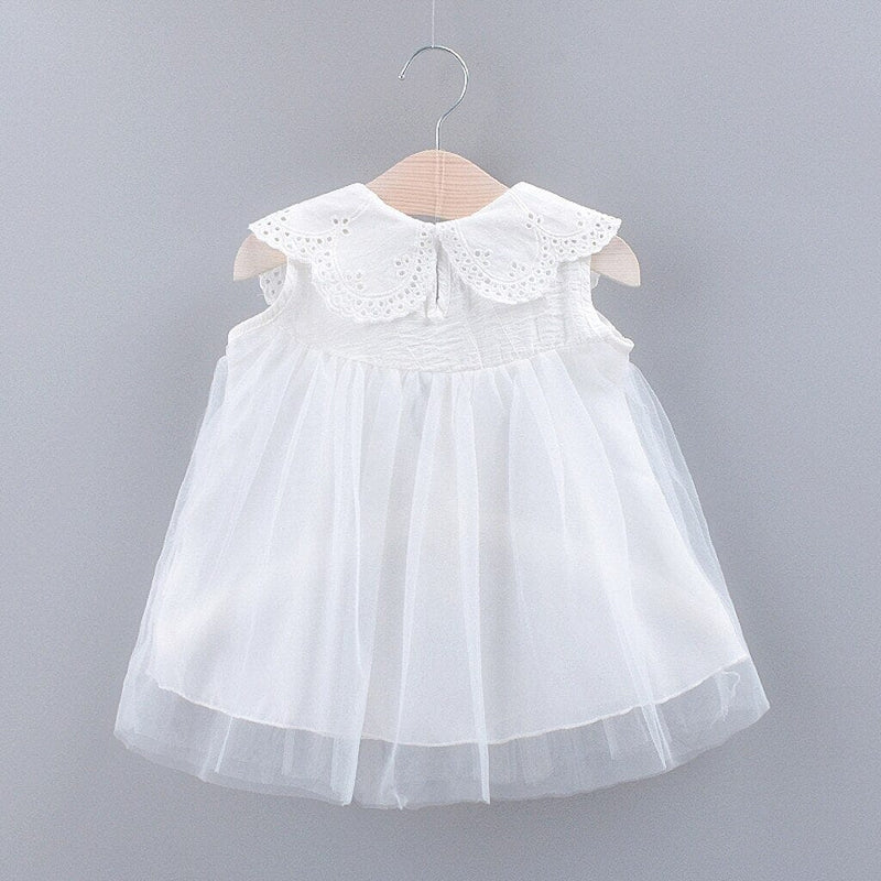 Vestido Infantil Gola Lese