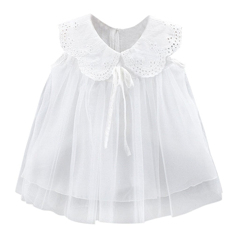 Vestido Infantil Gola Lese