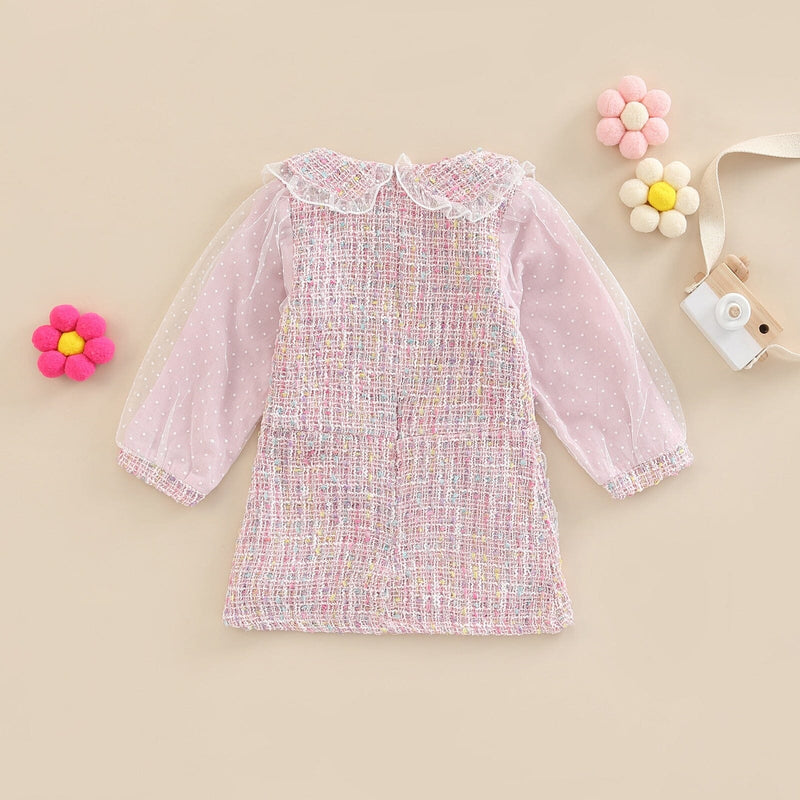 Vestido Infantil Golinha e Pérolas