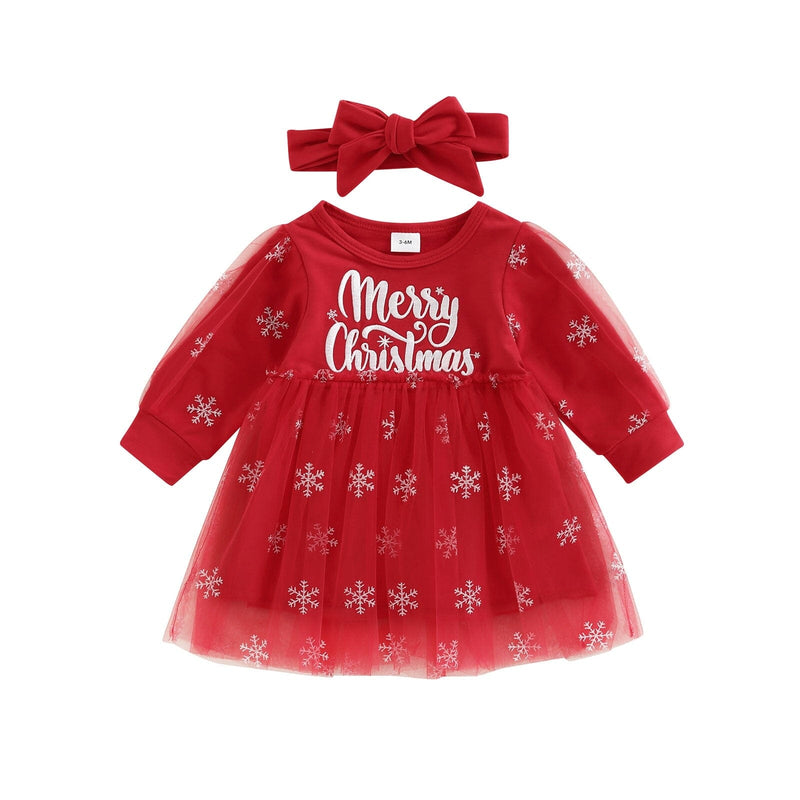 Vestido Infantil Merry Christmas