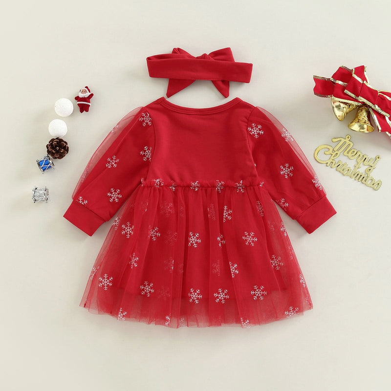 Vestido Infantil Merry Christmas