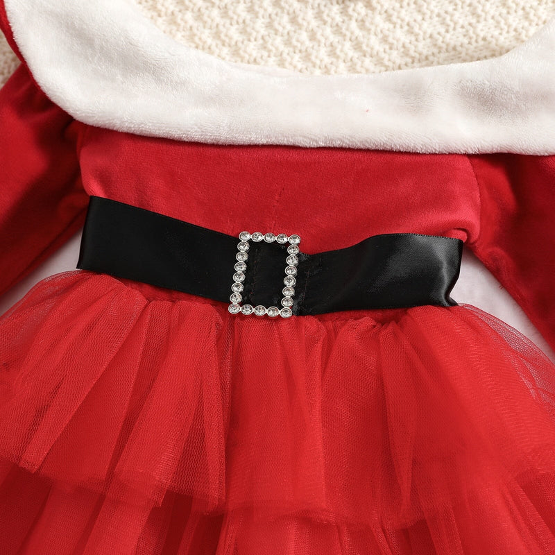 Vestido Infantil Natal Chique