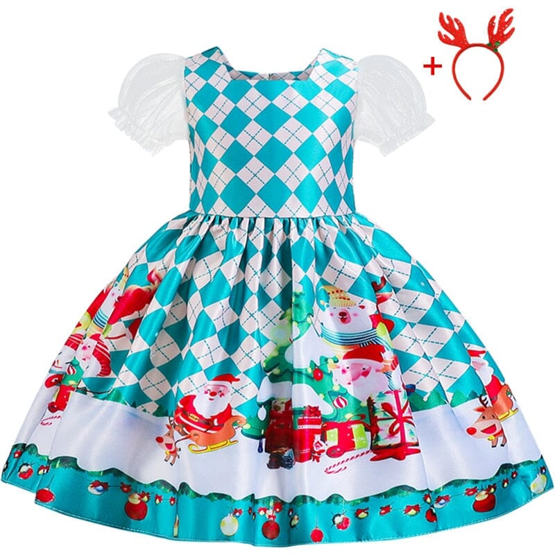 Vestido Infantil Natal Divertido