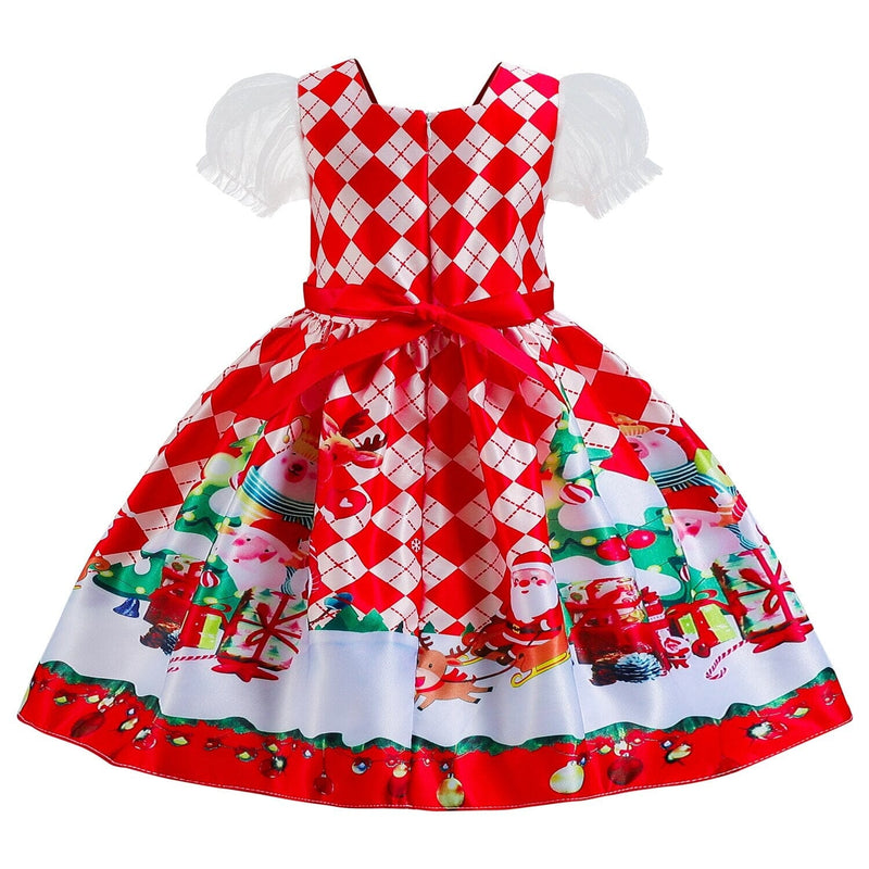 Vestido Infantil Natal Divertido