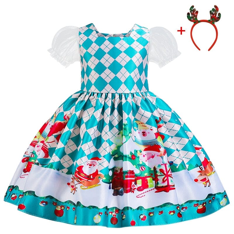 Vestido Infantil Natal Divertido