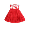 Vestido Infantil Natalino Tule